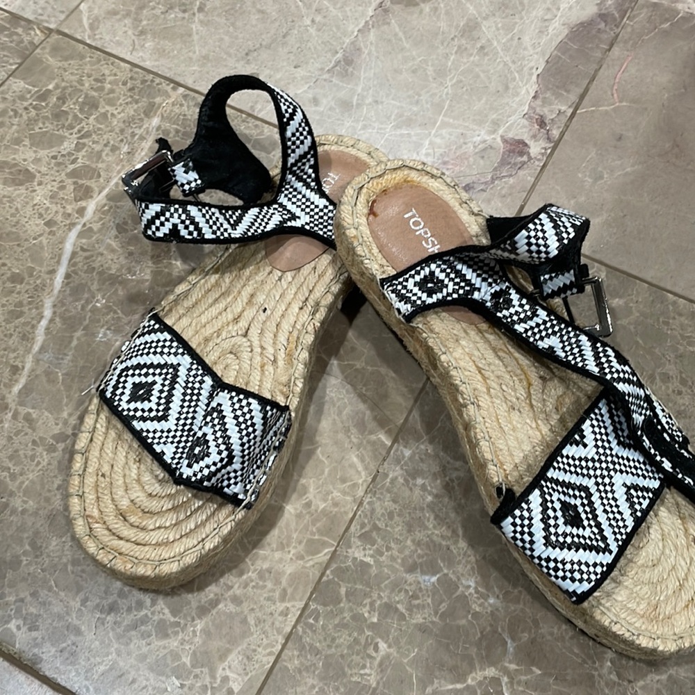 Topshop Boho style sandals, worn only once clearing closet.